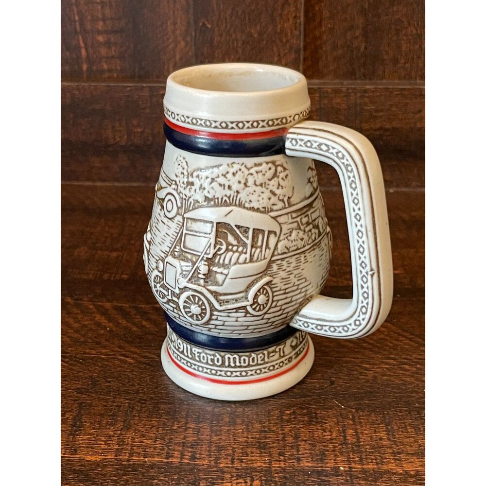 Vintage 1982 Avon Mini Car Classics Stein 1911 Ford Model T Brazil 5” #246377